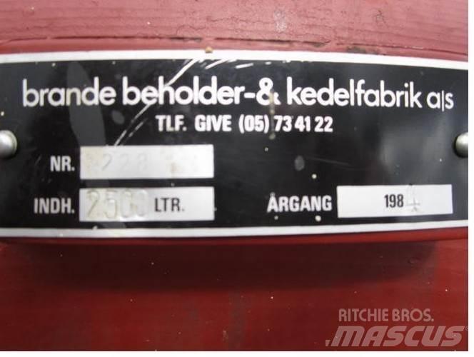 2500 L Tank Andet tilbehør