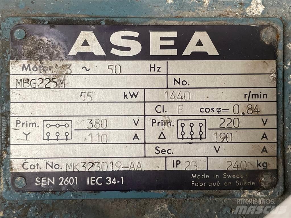  55 kw Asea MBG225M E-motor Motorer