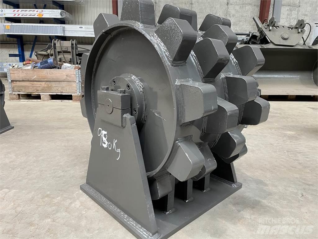  570 mm kompaktorhjul Tromle med luftdæk