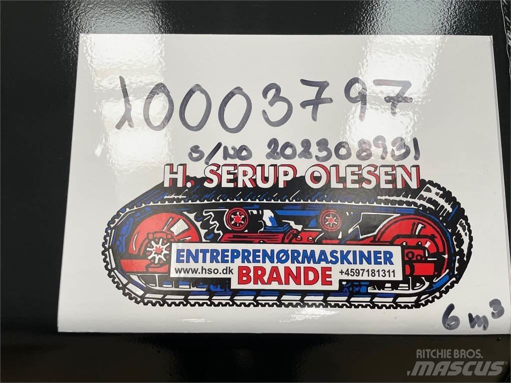  6 kbm Højtipskovl Skovle