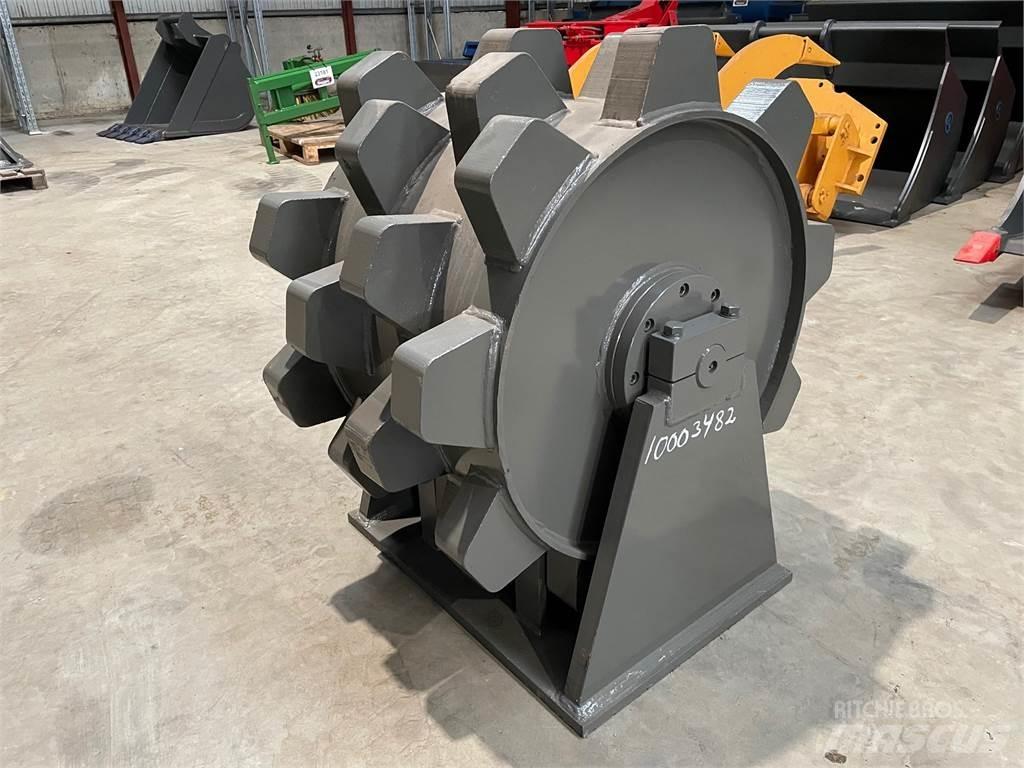  650 mm Kompaktorhjul Tromle med luftdæk