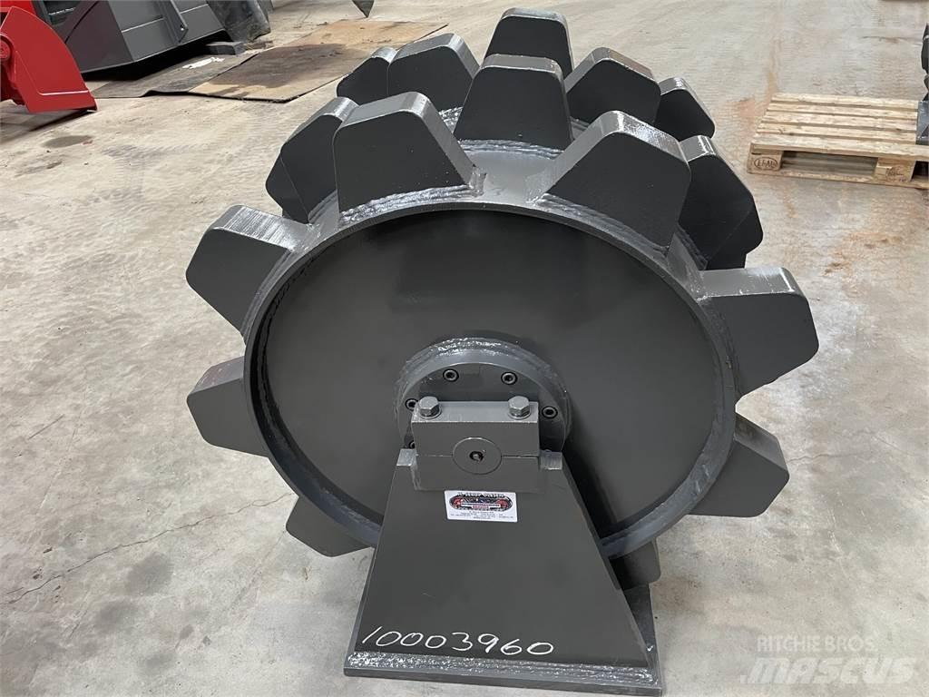  650 mm kompaktorhjul Tromle med luftdæk