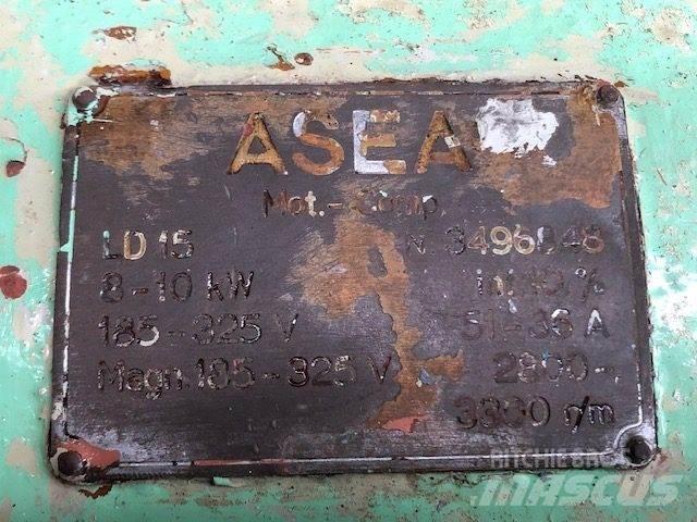  8/10 kW Asea LD15 E-Motor Motorer