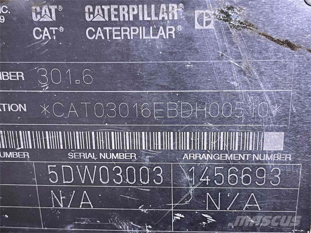 CAT 301.6 Gravemaskine Gravemaskiner på larvebånd
