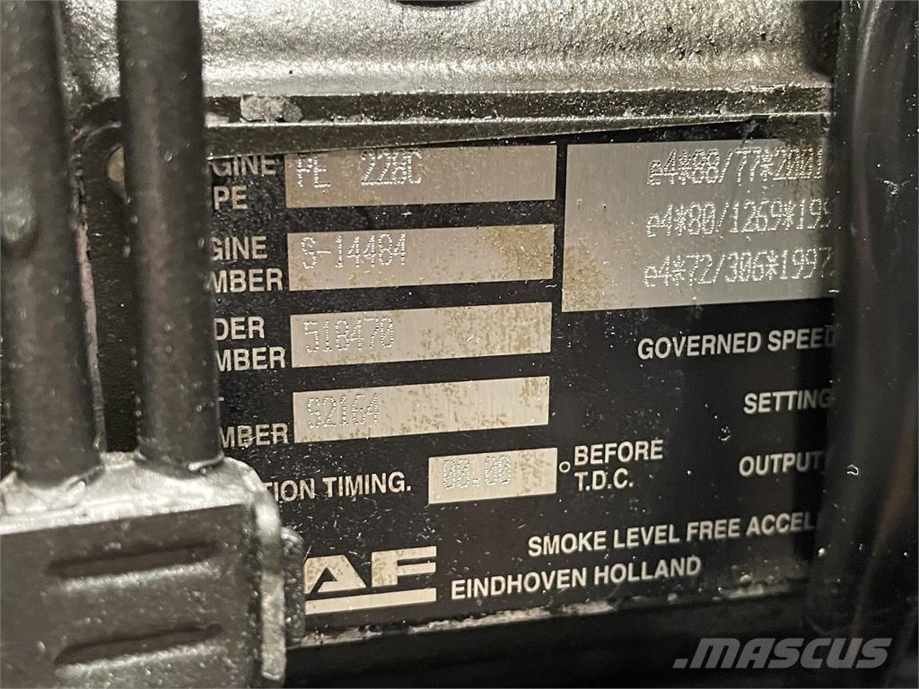 DAF PE228C motor Motorer