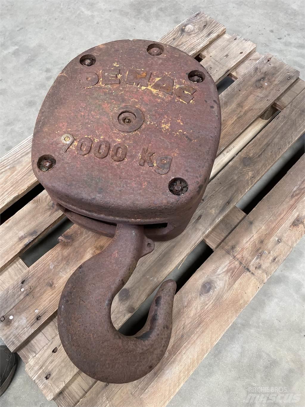 Demag løfteblok - 9000 kg Krandele og udstyr