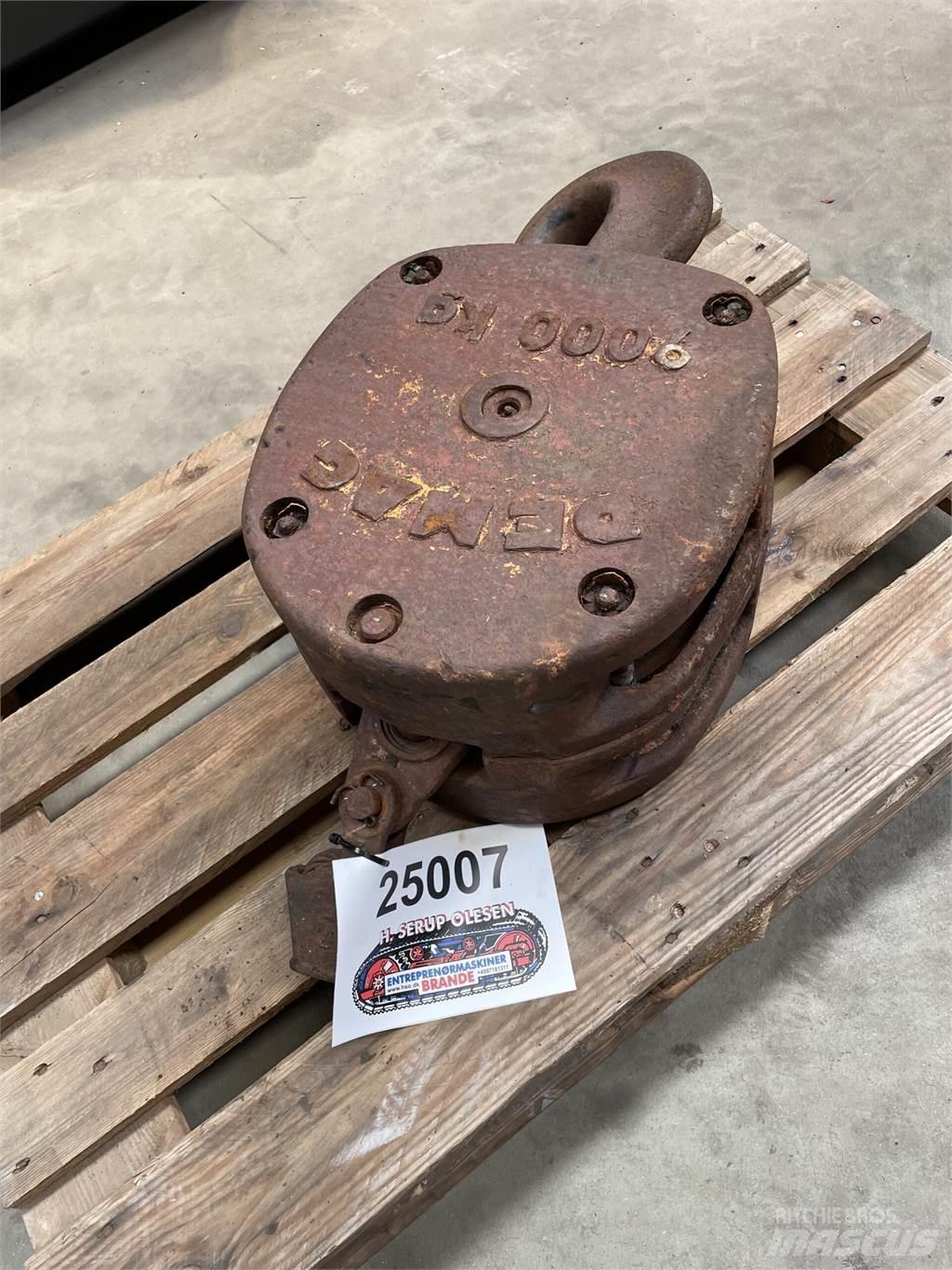 Demag løfteblok - 9000 kg Krandele og udstyr
