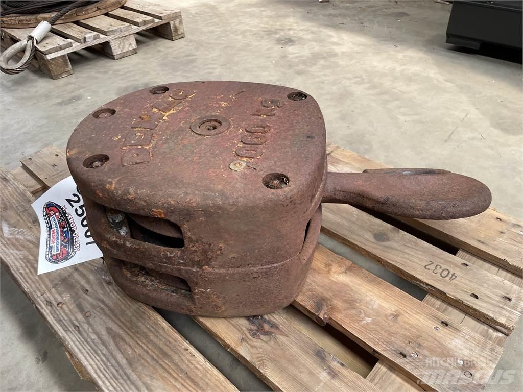 Demag løfteblok - 9000 kg Krandele og udstyr