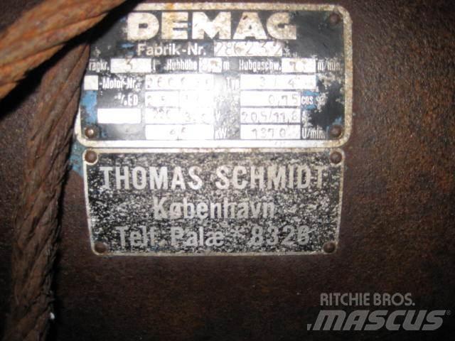 Demag spil 3 ton Hejsespil og materialeelevatorer