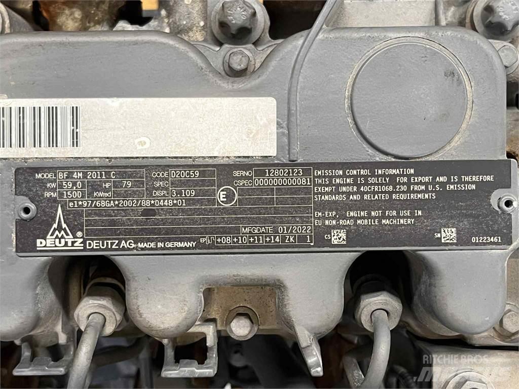 Deutz BF 4M 2011 C motor Motorer