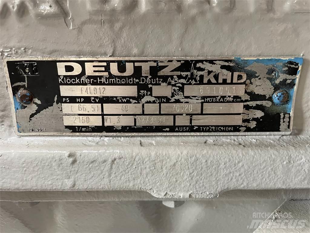 Deutz F4L 912 motor Motorer