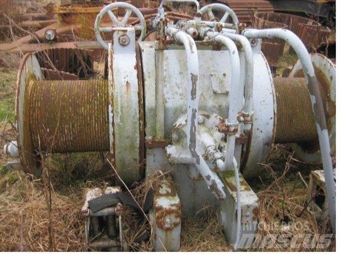  Double drum hydr. winch Hejsespil, hejseværk og materialelifte