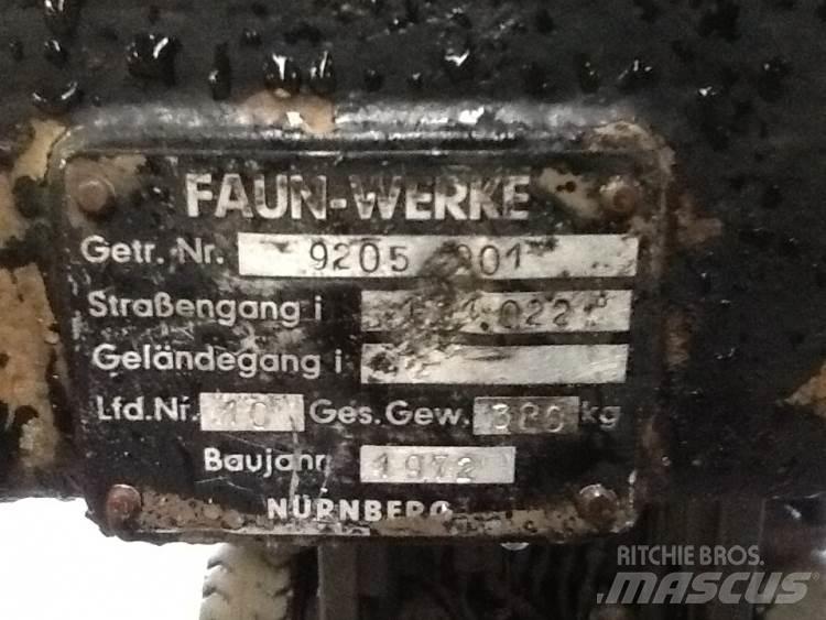 Faun gear til twin motor Gearkasser