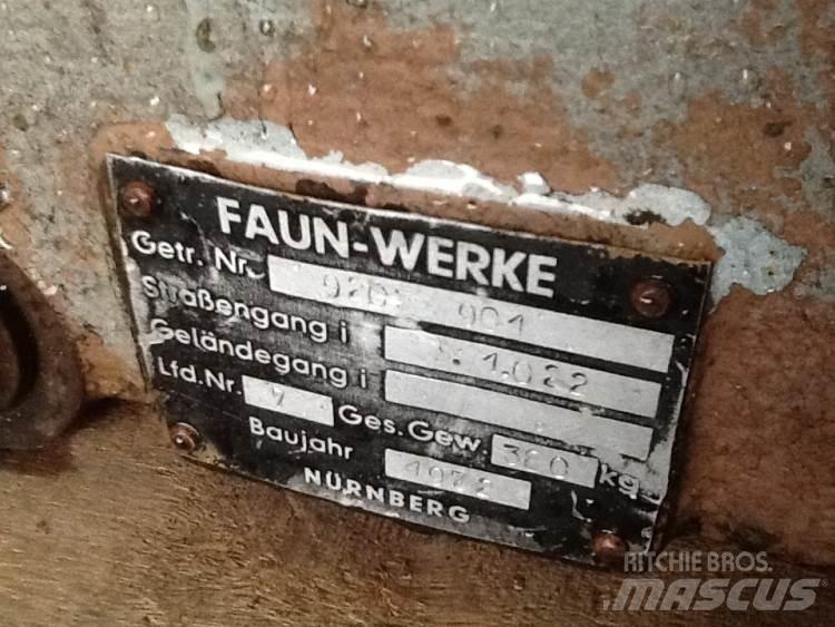 Faun gear til twin motor Gearkasser