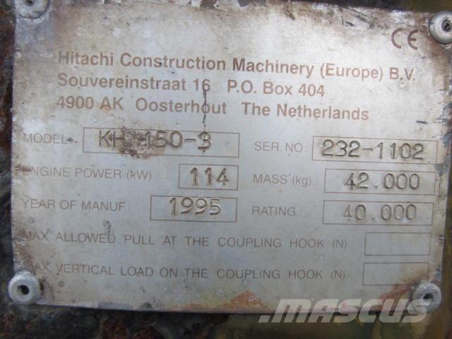 Hitachi KH150-3 til ophug Gravemaskiner på larvebånd