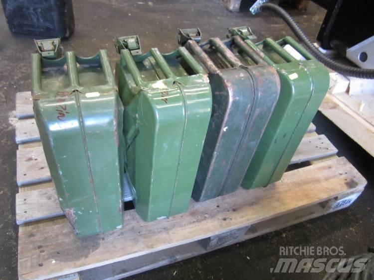  Jerrycans 20 Ltr. - 4 stk. Andet tilbehør