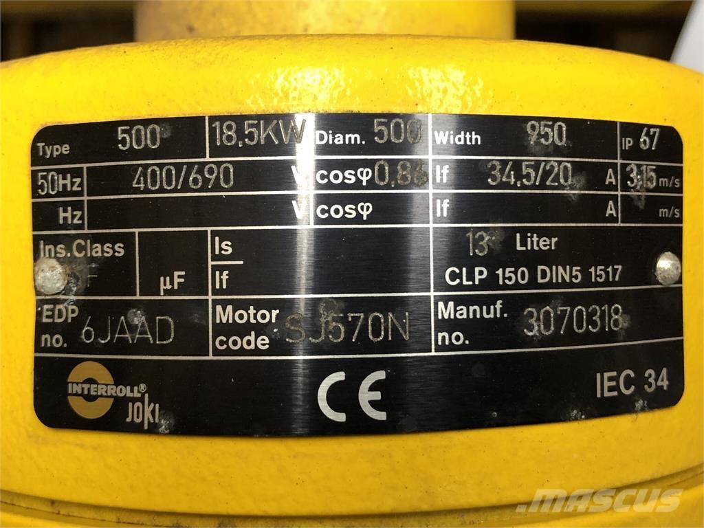 Joki Tromlemotor Type 500 Rullebånd