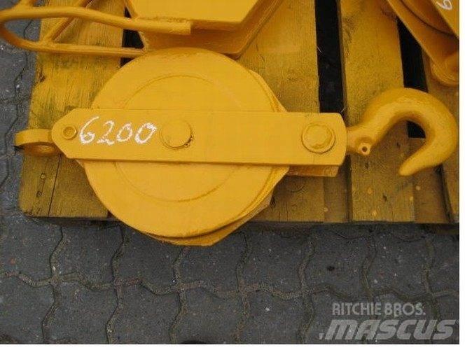  Kasteblok - ca. 5 ton Krandele og udstyr