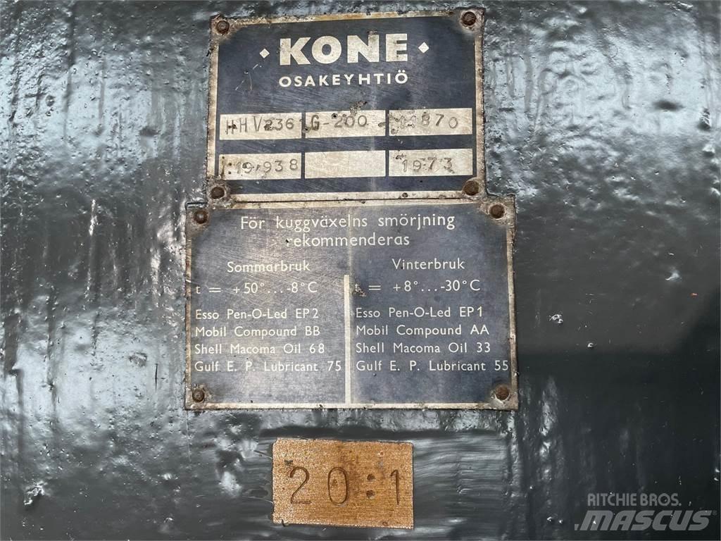 Kone Type HHV236 gear - 20:1 Gearkasser