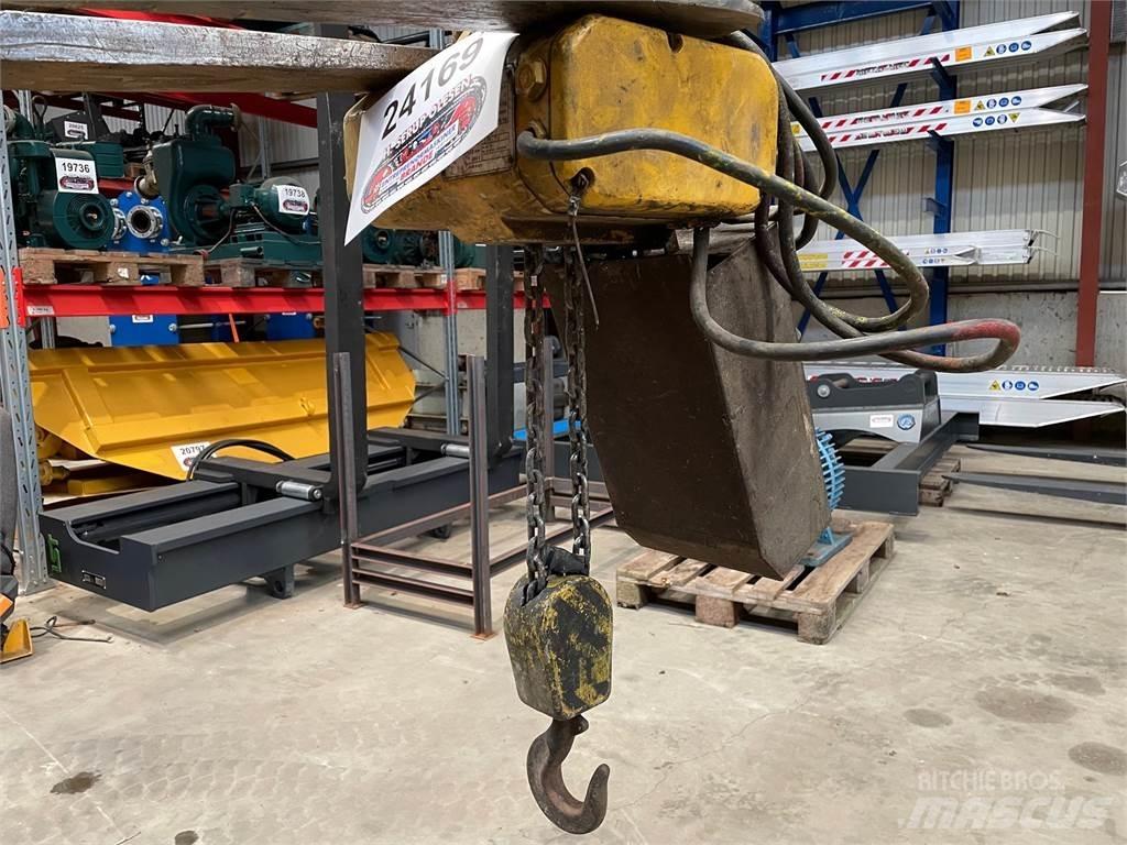  Liftket el-kædetalje - 1 ton Krandele og udstyr