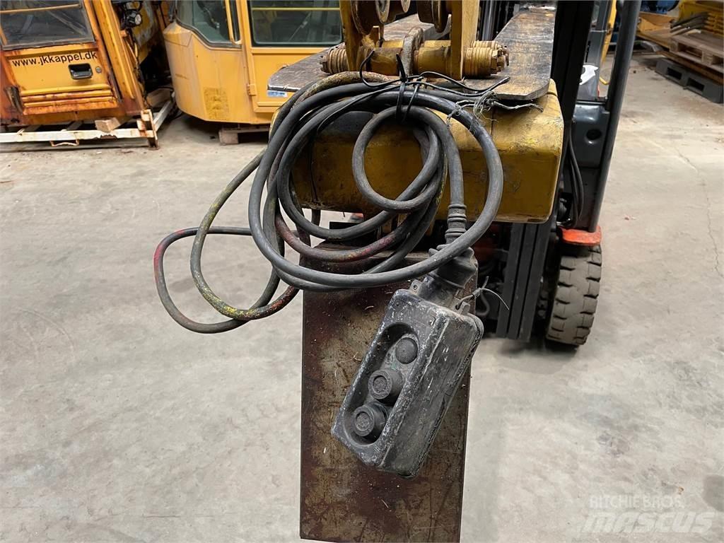  Liftket el-kædetalje - 1 ton Krandele og udstyr