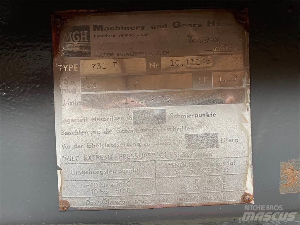  MGH Type 731 T gear - 39:1 Gearkasser