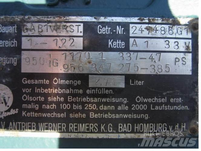  P.I.V. gear Type GA B1VERST Gearkasser
