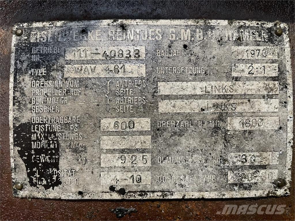 Reintjes WAV 461 Gear Gearkasser