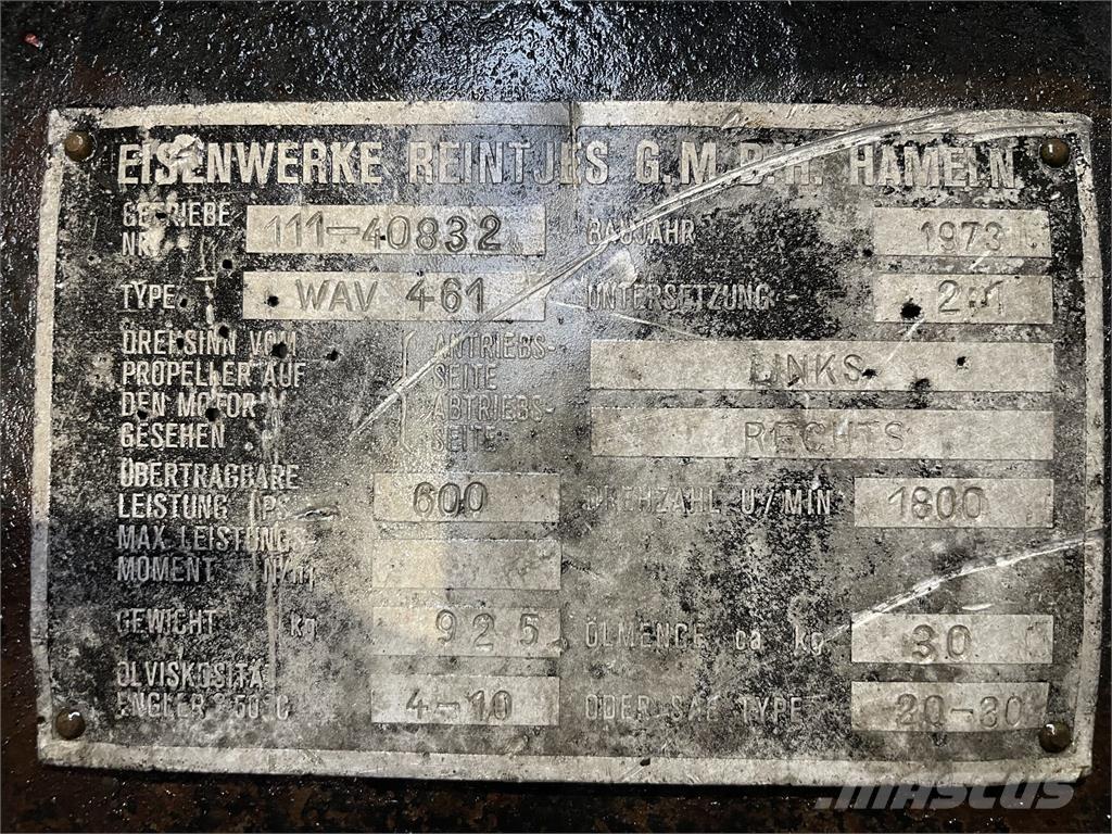 Reintjes WAV 461 Gear Gearkasser