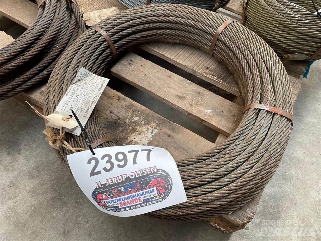  Stålwire Ø15 mm Krandele og udstyr