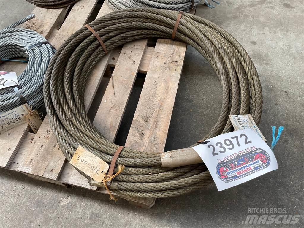 Stålwire Ø22 mm Krandele og udstyr
