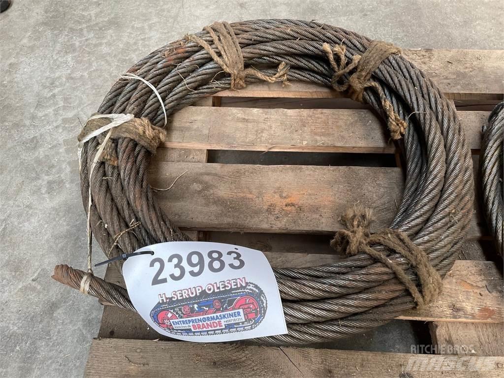  Stålwire Ø27 mm Krandele og udstyr