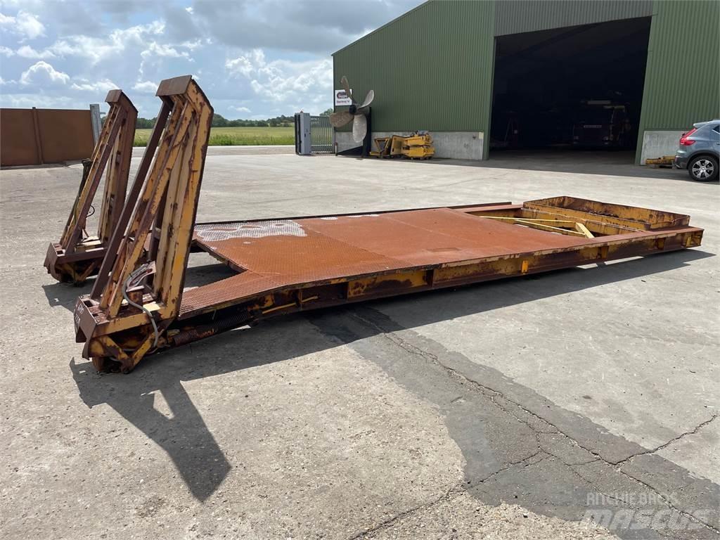  Trailerbund med slidsker Semi-trailer blokvogn