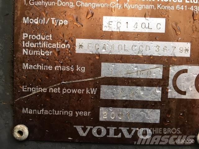 Volvo EC140LC Gravemaskiner på larvebånd