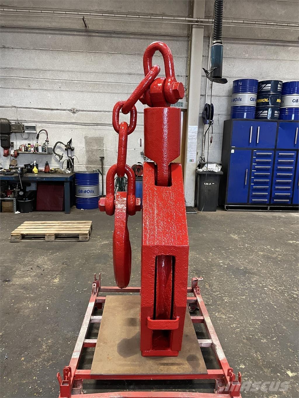  Wireblok - ca. 100 ton Krandele og udstyr