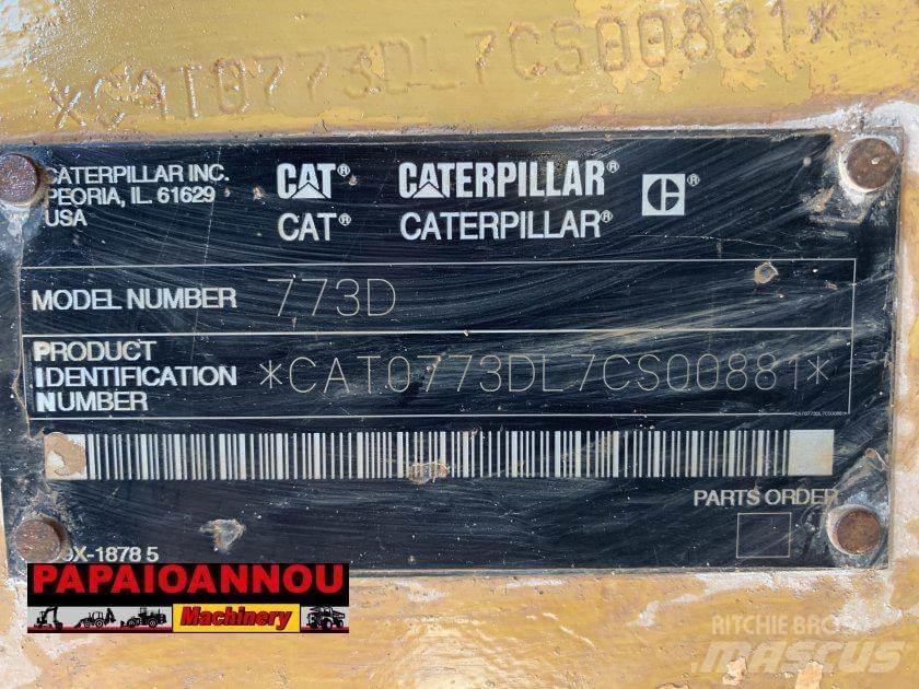 CAT 773D Entreprenør - Andet