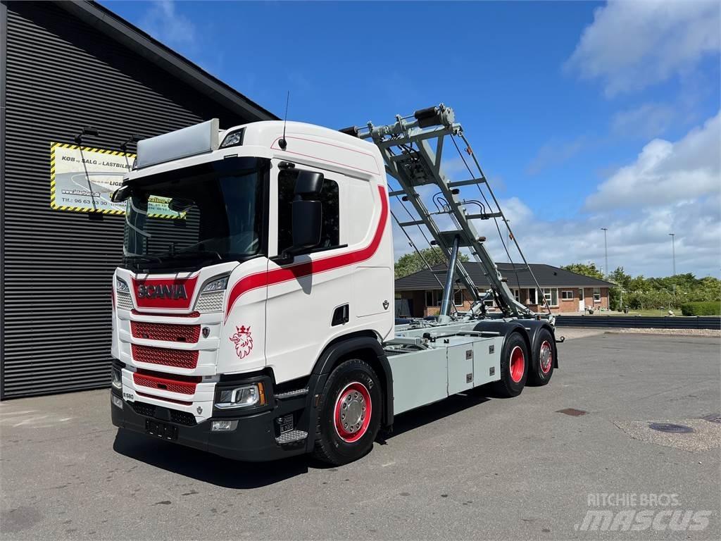 Scania R520 hejs Demonterbare/wirehejs lastbiler