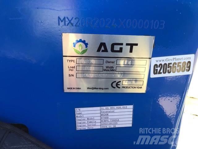 AGT MX20R Gravemaskiner på larvebånd