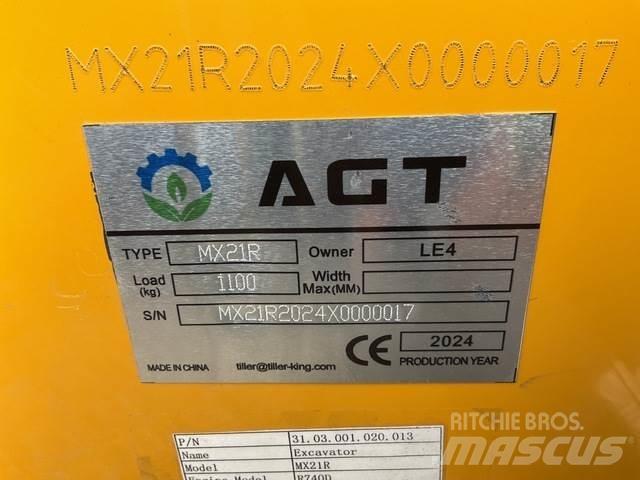 AGT MX21R Gravemaskiner på larvebånd