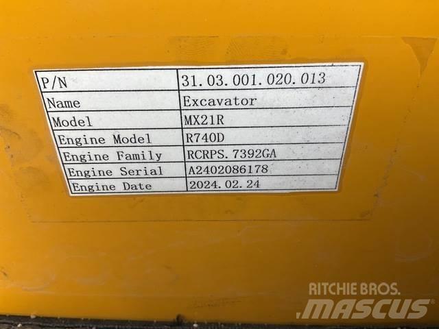 AGT MX21R Gravemaskiner på larvebånd