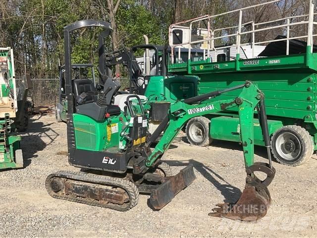 Bobcat E10 Gravemaskiner på larvebånd