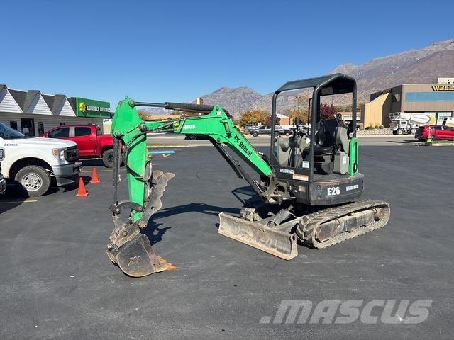 Bobcat E26 Gravemaskiner på larvebånd
