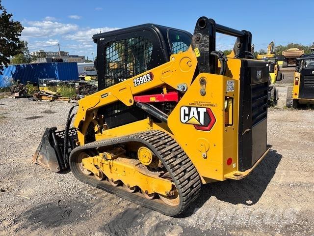 CAT 259D3 Minilæsser - skridstyret