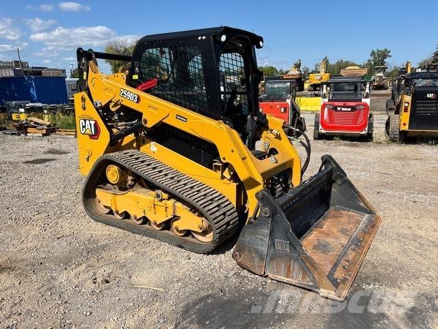 CAT 259D3 Minilæsser - skridstyret