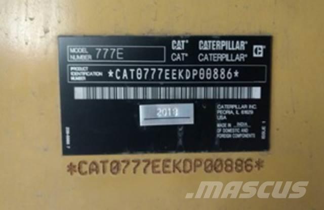 CAT 777E Terrængående lastbiler