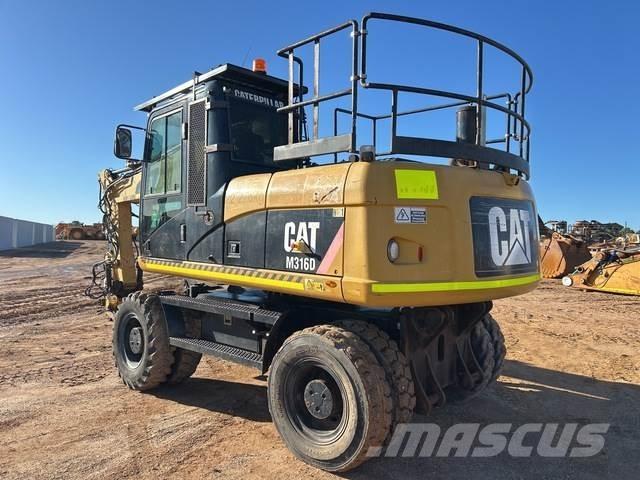 CAT M316D Gravemaskiner på hjul