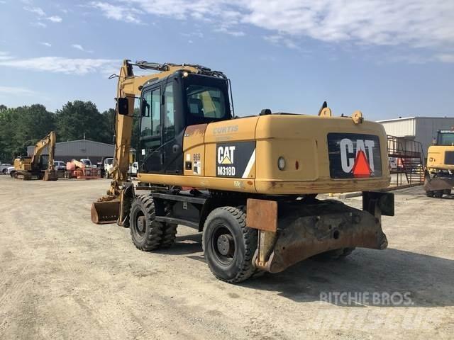 CAT M318D Gravemaskiner på hjul