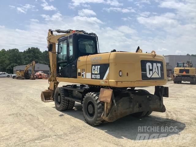 CAT M318D Gravemaskiner på hjul