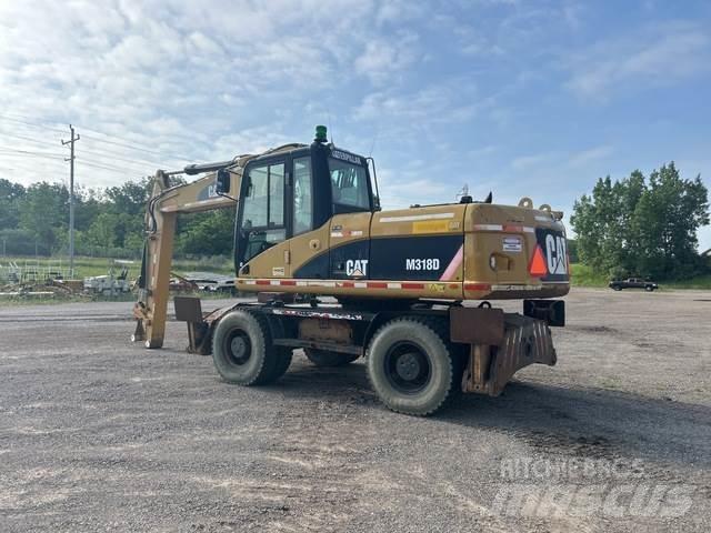 CAT M318D Gravemaskiner på hjul
