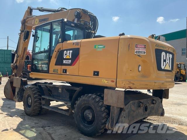 CAT M322F Gravemaskiner på hjul